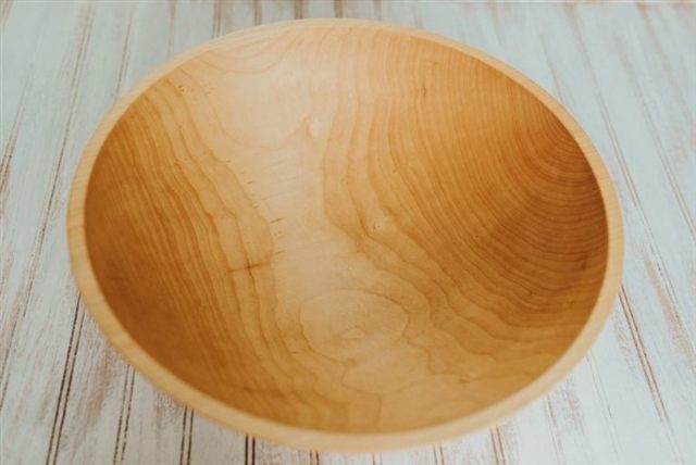 17″ Maple Bowl by Holland Bowl Mill